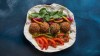 Hjemmelavet falafelrulle menu stor